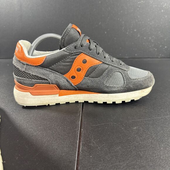 Saucony Shadow Original Charcoal Orange Women’s 9.5 - Picture 4 of 8